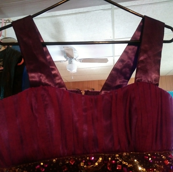 Purple Homecoming Dress - Picture 4 of 4